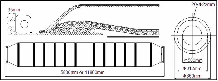 Drawing for DN500 Dredging Self Floating Rubber Hose.jpg